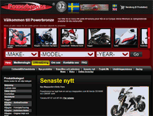 Tablet Screenshot of powerbronzesweden.com